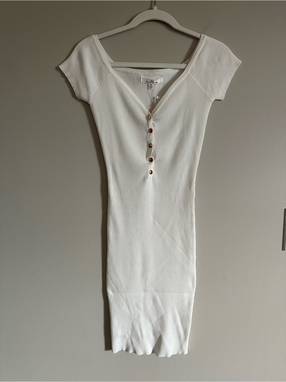 NWT Ribbed stretchy mini dress - Picture 4 of 5